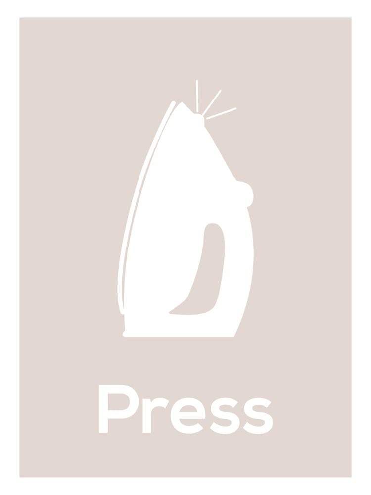 Laundry Print Neutral Press