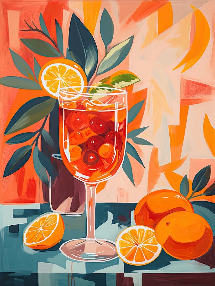 Aperol Spritz Fauvist Painting 4
