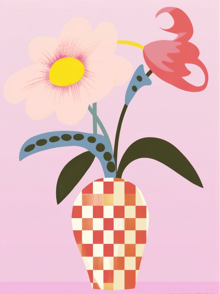Strelitzienblume Vase 1
