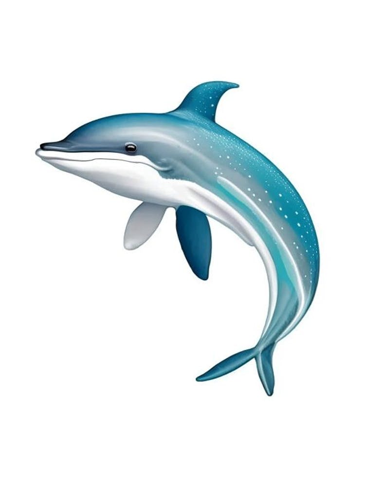 Atlantic Spotted Dolphin Digital Illustration