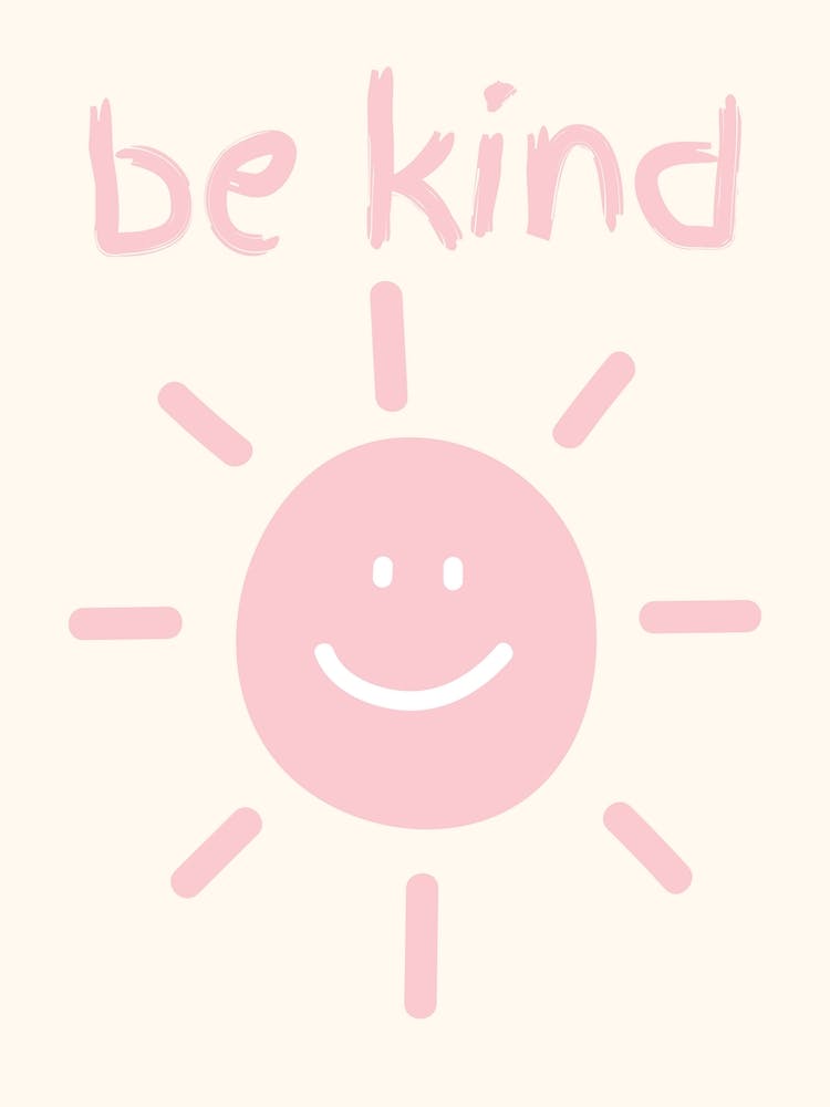 Be Kind Illustration Pink
