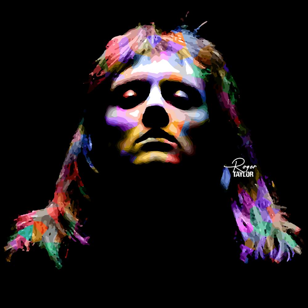 Roger Taylor Music Legend in Colorful
