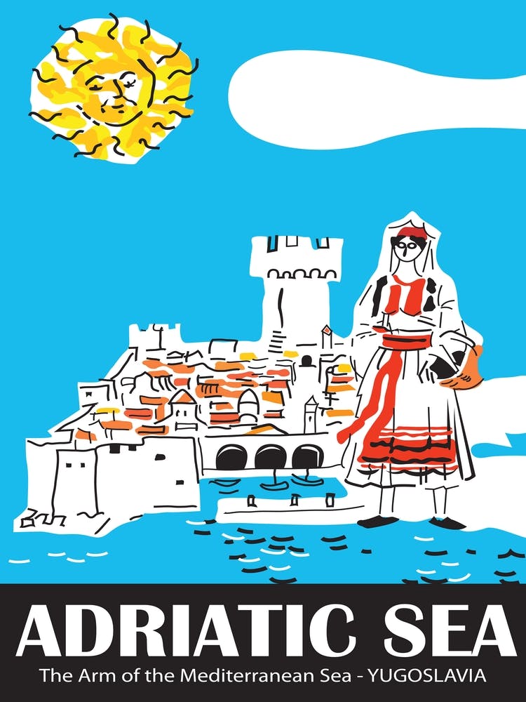 Adriatic Sea, Yugoslavia