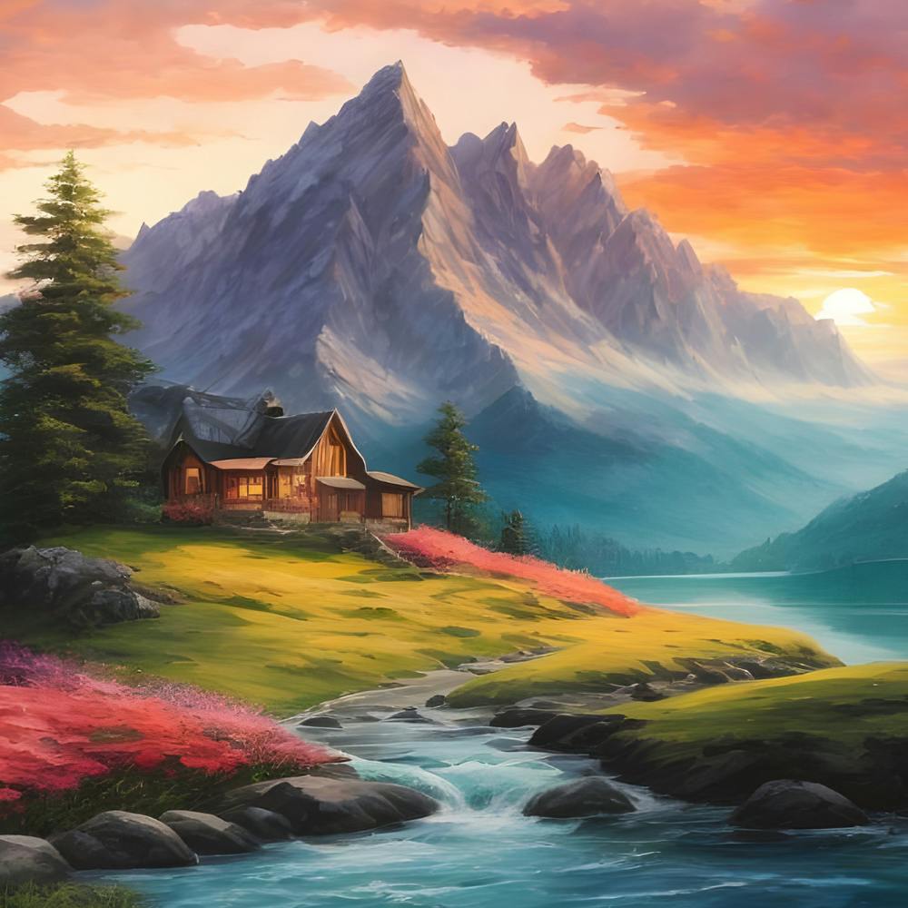 Sunset In The Mountains ❤️