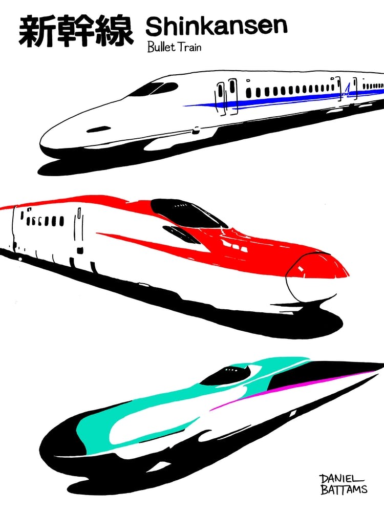 Tokyo Shinkansen Bullet Train
