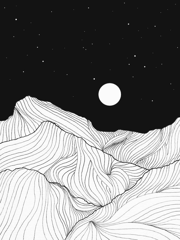 Lines In The Mountains Ii