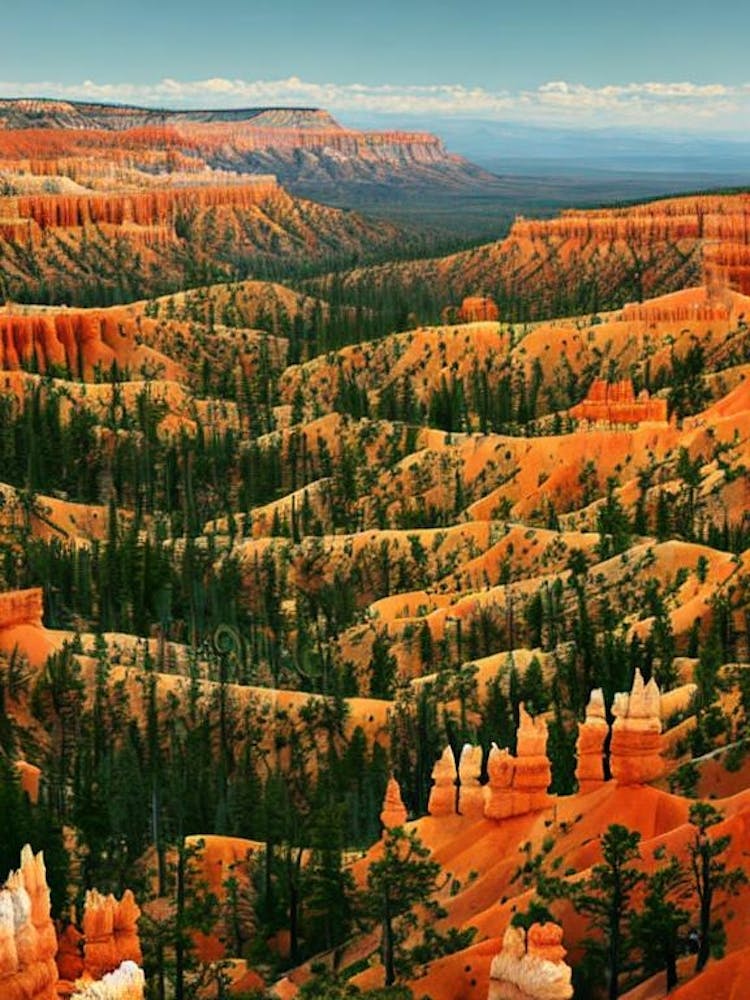 Bryce Canyon National Park United States Of America Vintage Poster