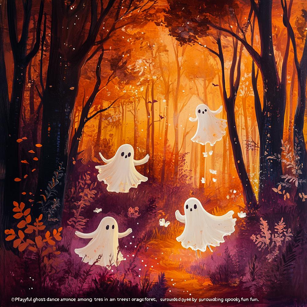 Ghosts In The Woods Halloween 1