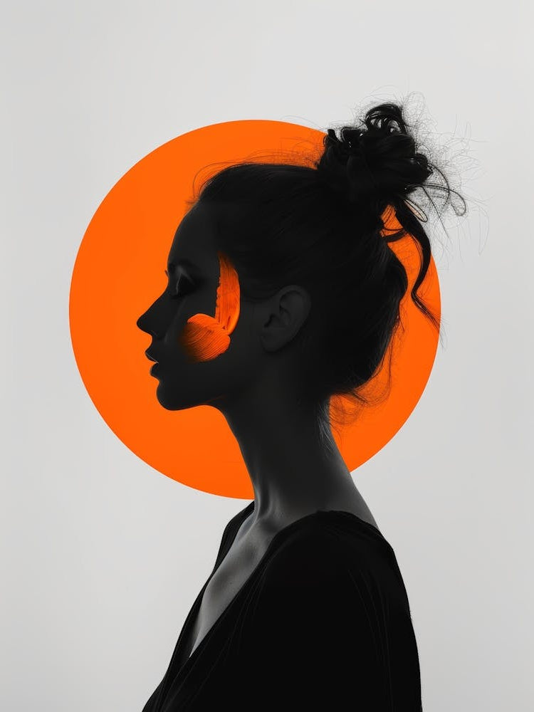 Silhouette Of A Woman 84