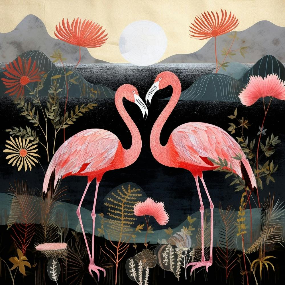 Bird In Nature Flamingo 4