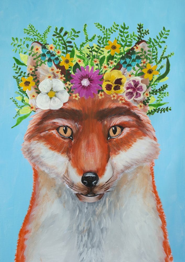 Frida Kahlo Fox