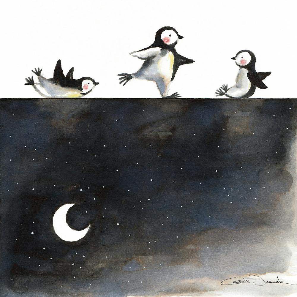 Penguins Skating Square