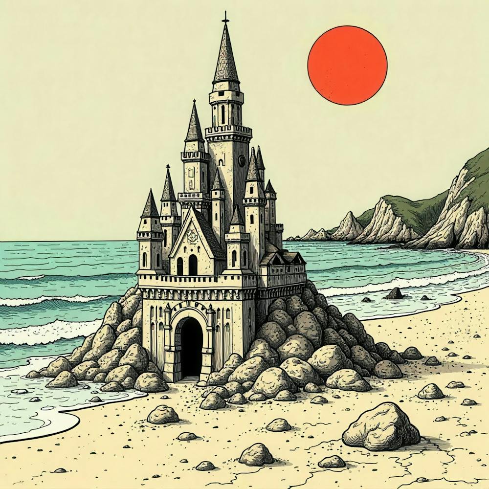 Castle On The Beach 1