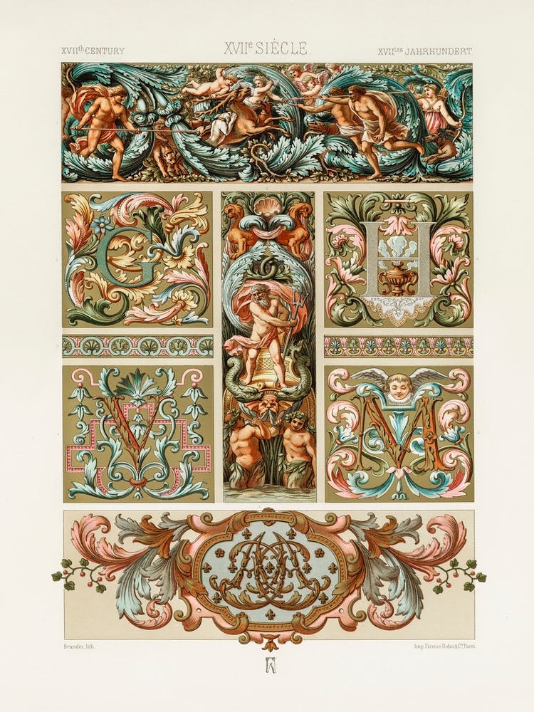 17th Century Pattern, Albert Racine 1