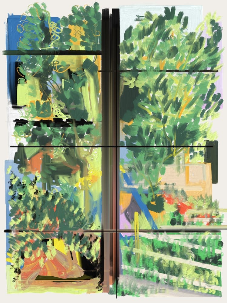 Blick aus meinem Fenster