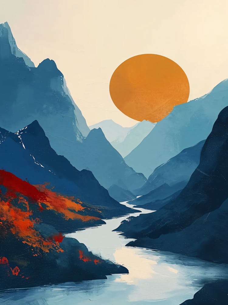 Abstract Landscape Painting 1