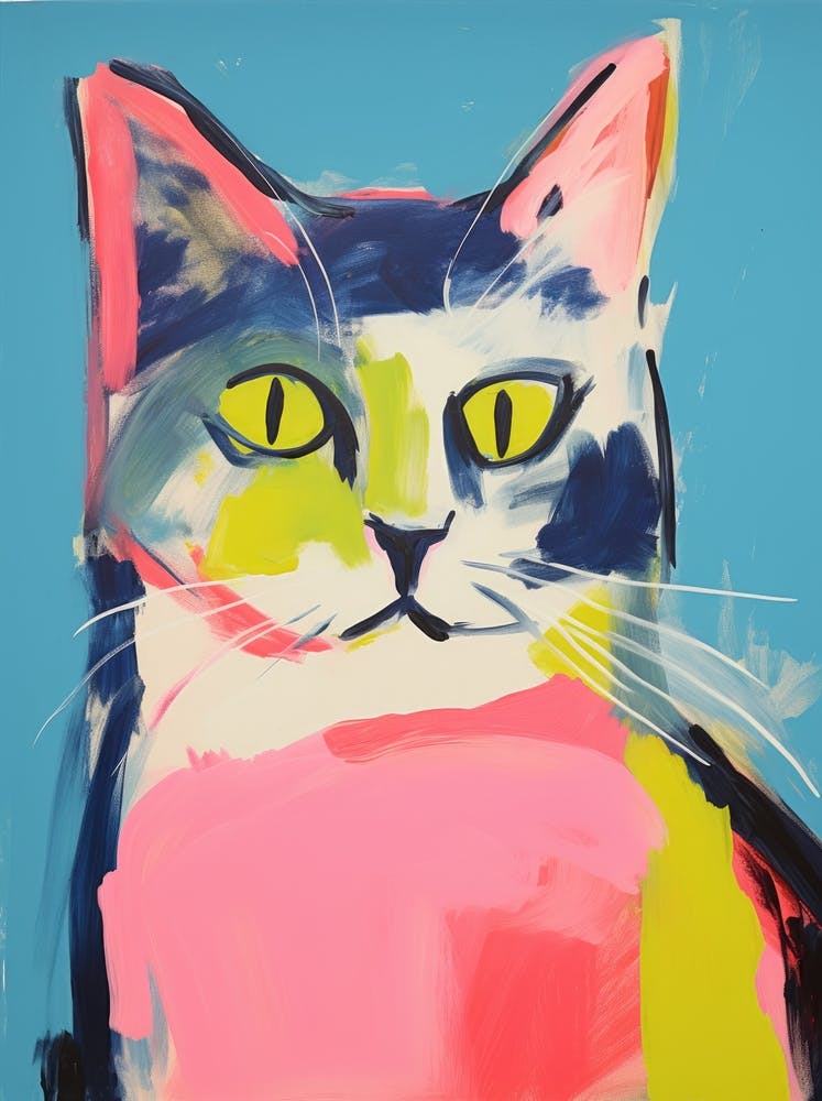 Peinture de Chat