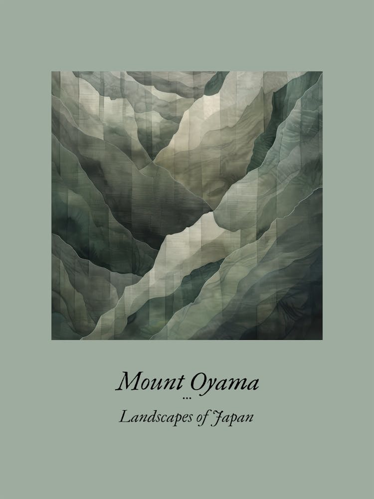 Landschaften Japans Mount Oyama 20