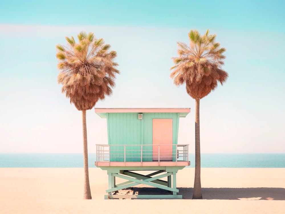 California Dreaming - Pacific Lifeguard Tower