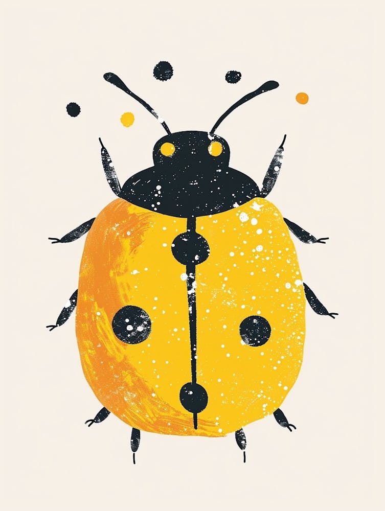 Coccinelle Jaune 1