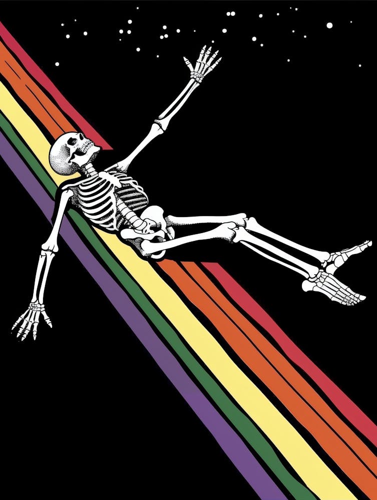 Rainbow Skeleton 2