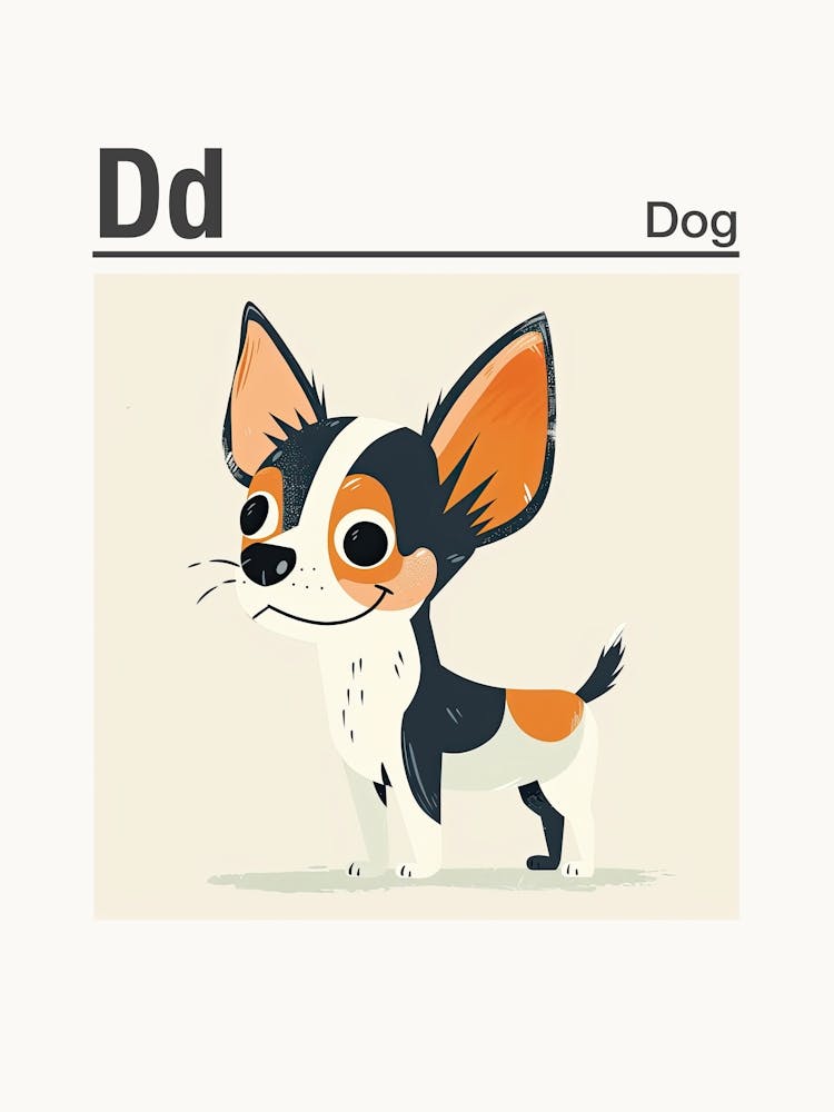 Animals Alphabet Dog 1