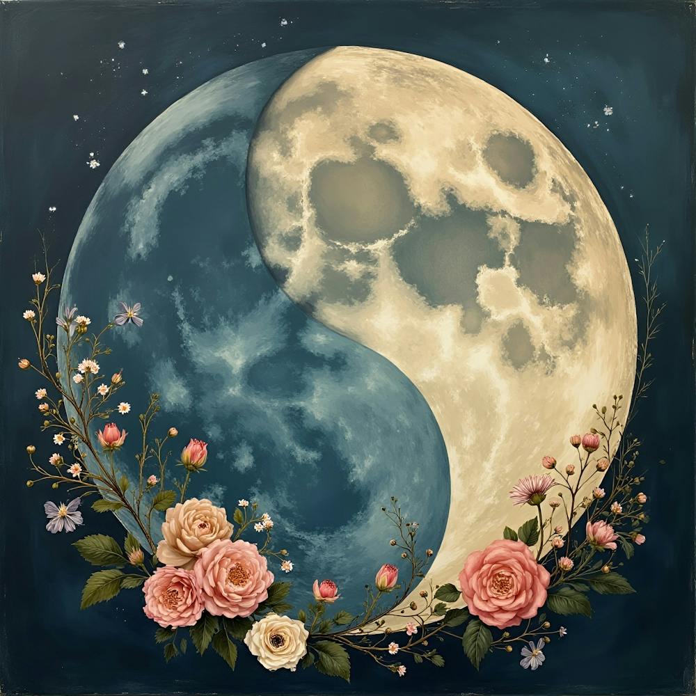 Yin Yang Moon