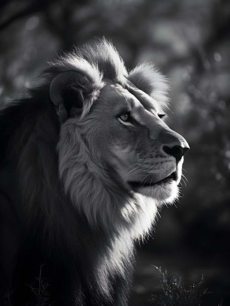 Lion in the Nature