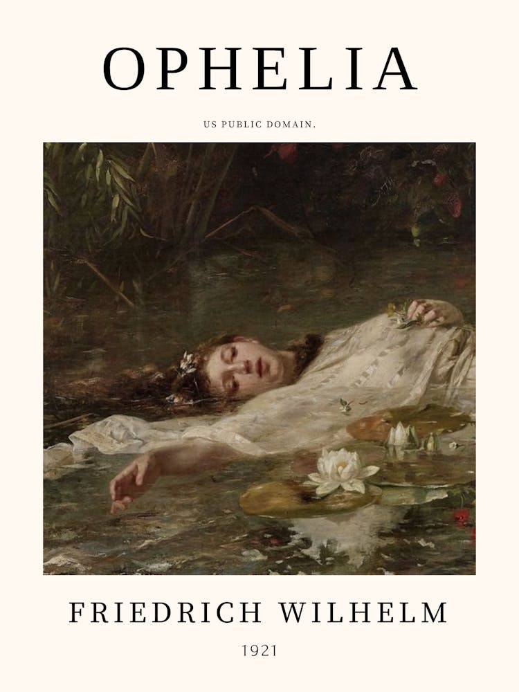 Ophelia - Friedrich Wilhelm