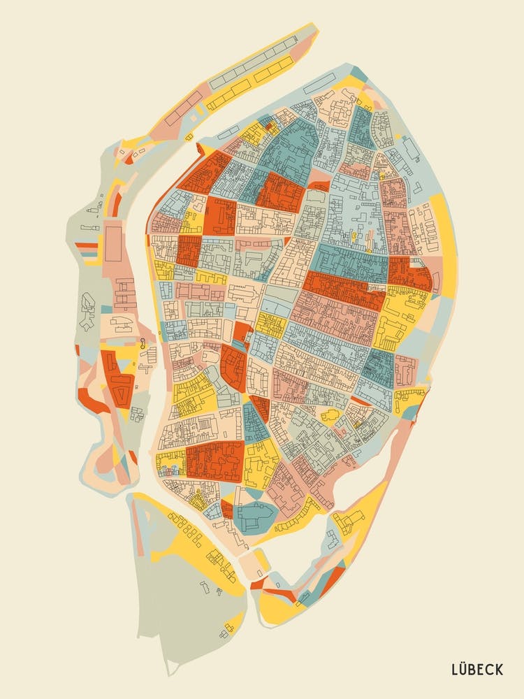 Lübeck Germany Map