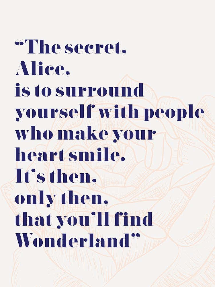 Wonderland Alice Quote