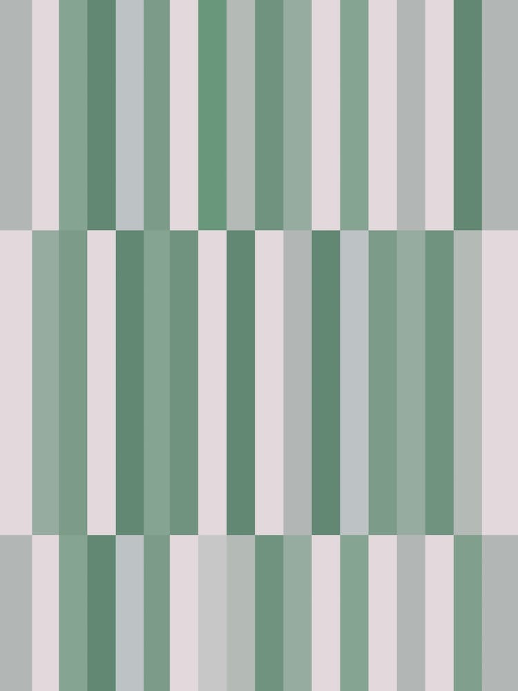 Sage Green Geometric Stripes Pattern
