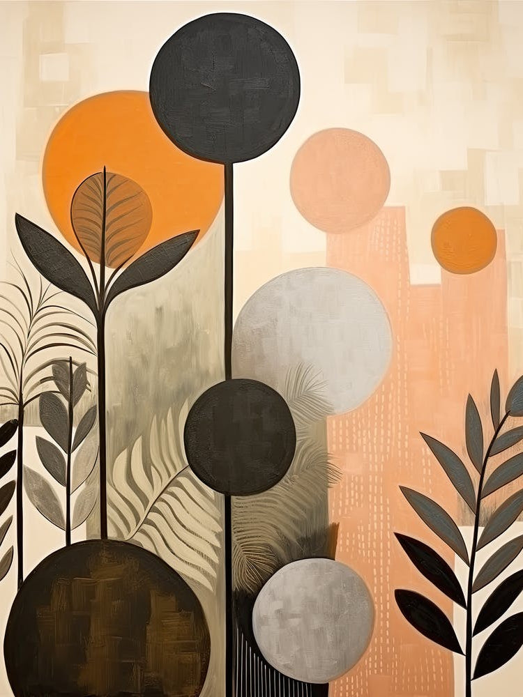 Floral Print 56, Mid Century Modern Wall Art, Pop Culture Print Modern Art, Exhibition Poster Minimalist Modern, Retro Print, Bauhaus