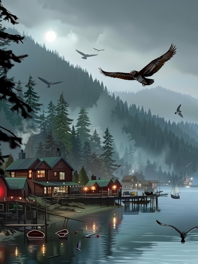 Eagle At Night