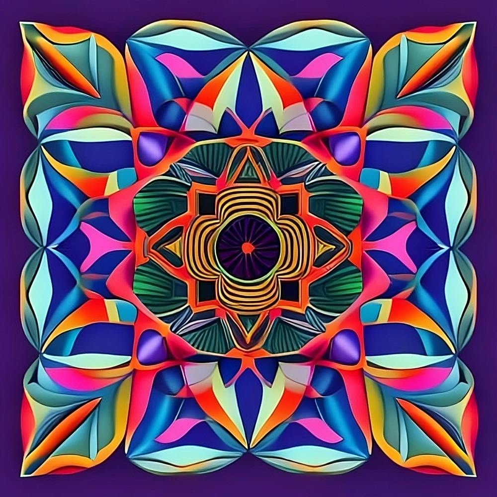 Abstract Abstract Mandala