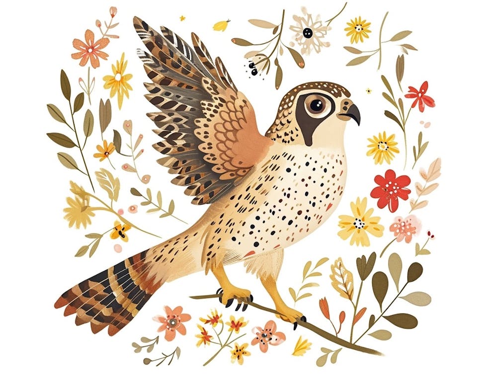 Little Floral Falcon 1