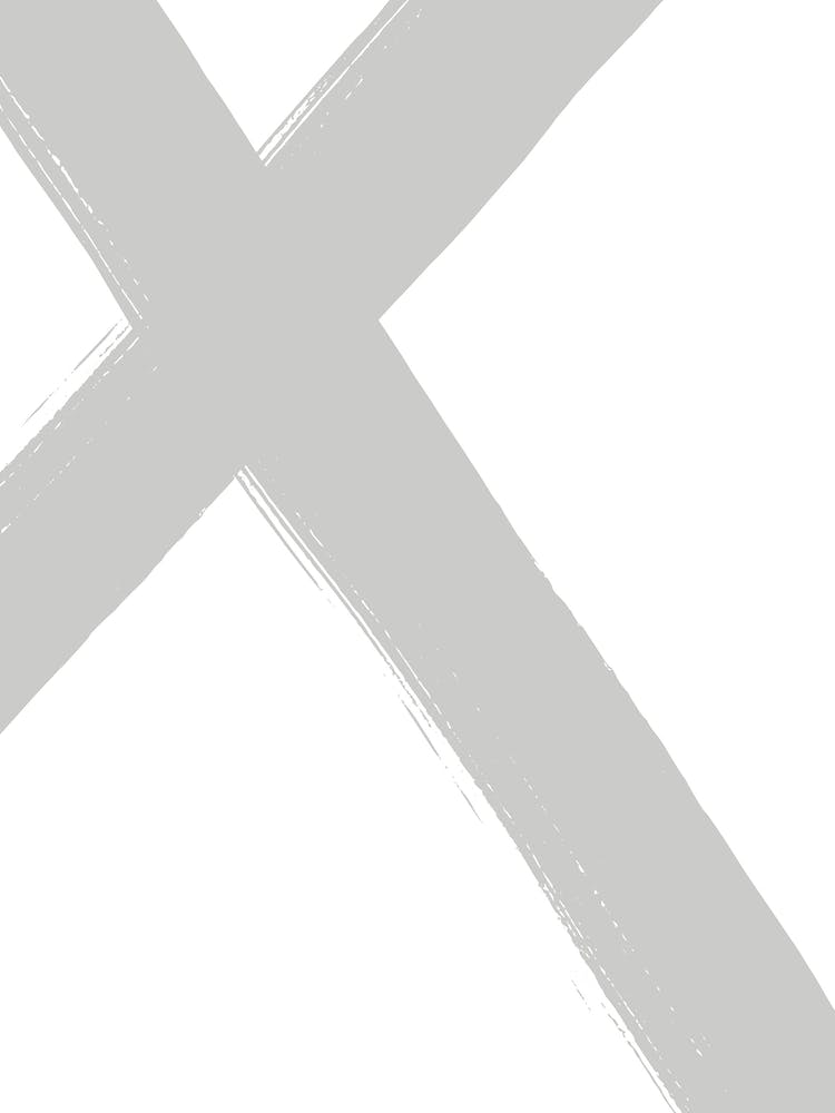 Abstract Grey Cross