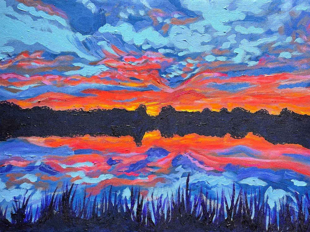 Sunset At Widewaters