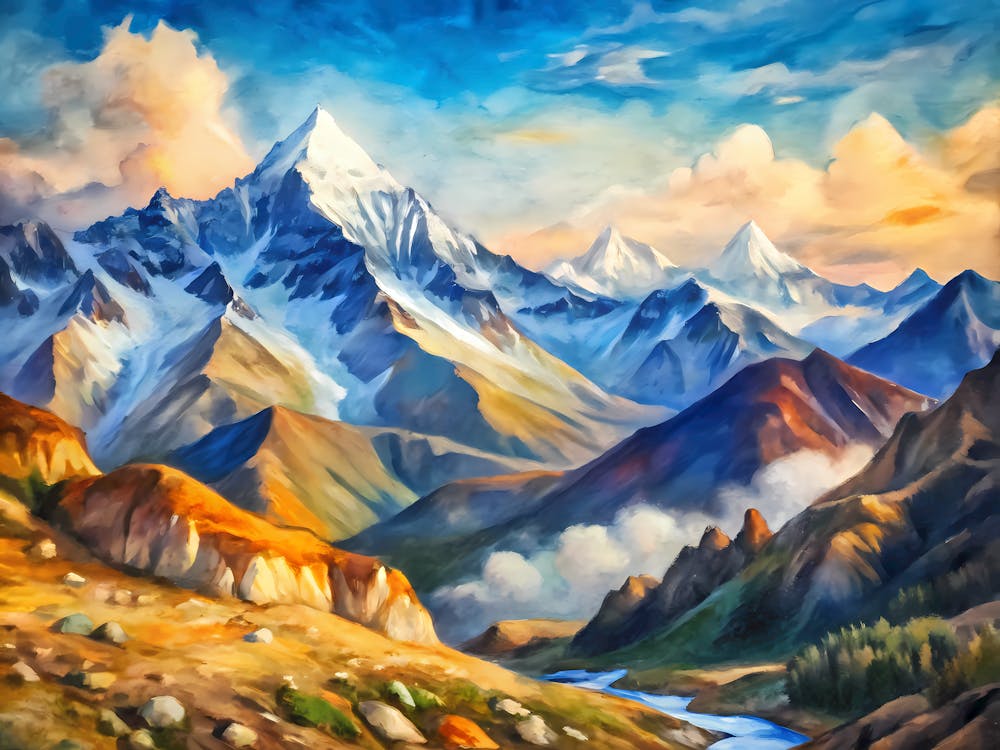 Van Gogh Sagarmatha National Park Nepal