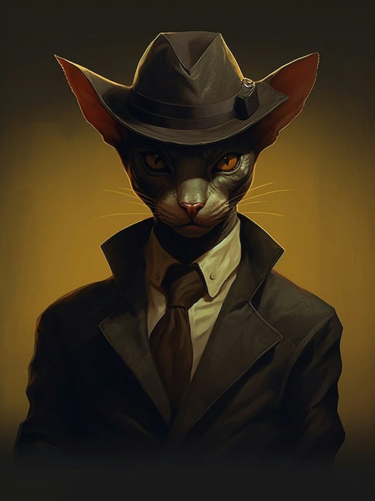Gangster Cat Shorthair Cat