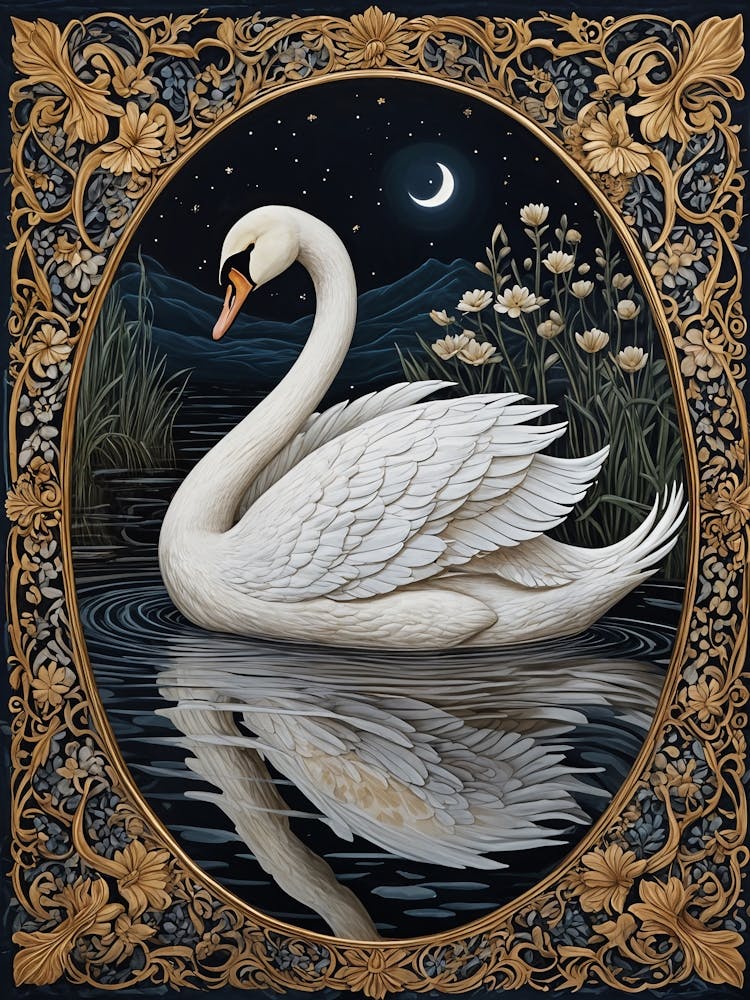 Swan At Night no2