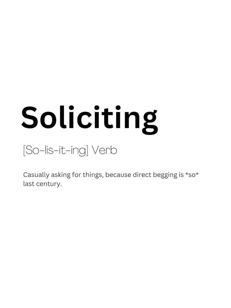 Soliciting Definition Meaning 1