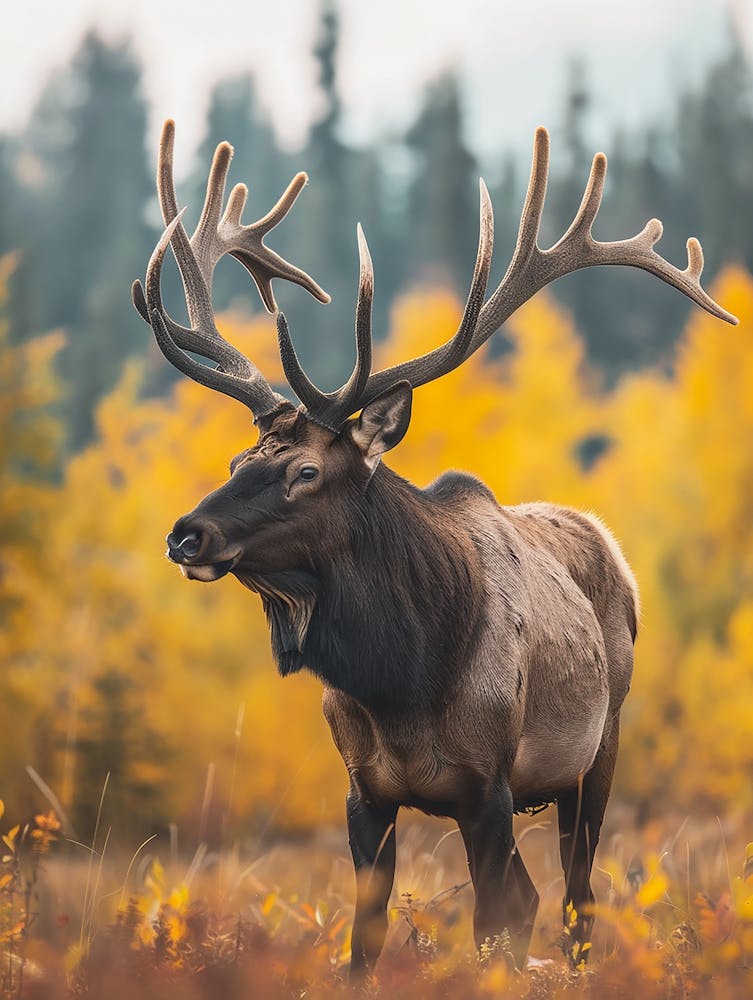Elk In Autumn