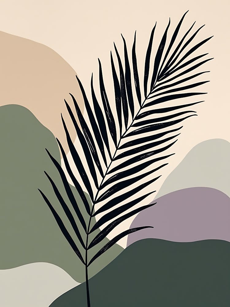 Flowing Botanical Elements in Soft Blends