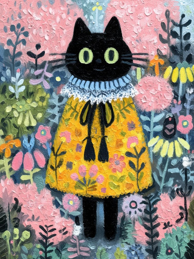 Cat In The Garden 29