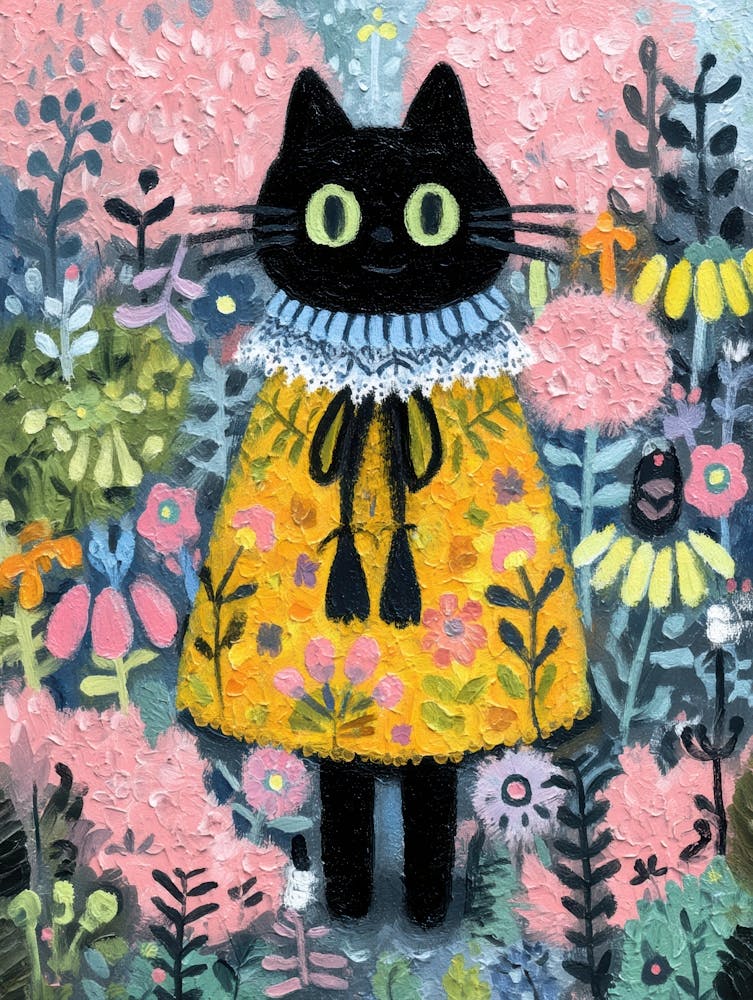 Cat In The Garden 29