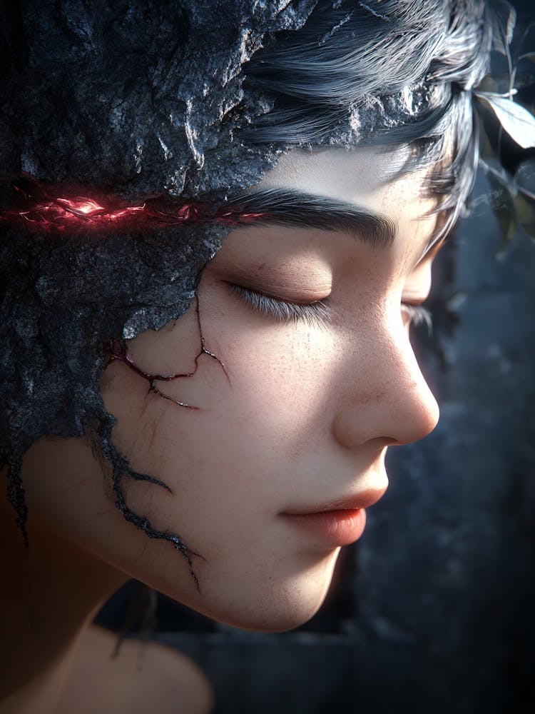 Girl In A Dark Forest