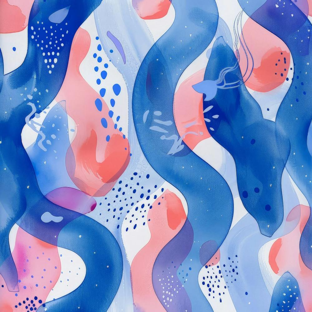 Abstract Watercolor Pattern 7