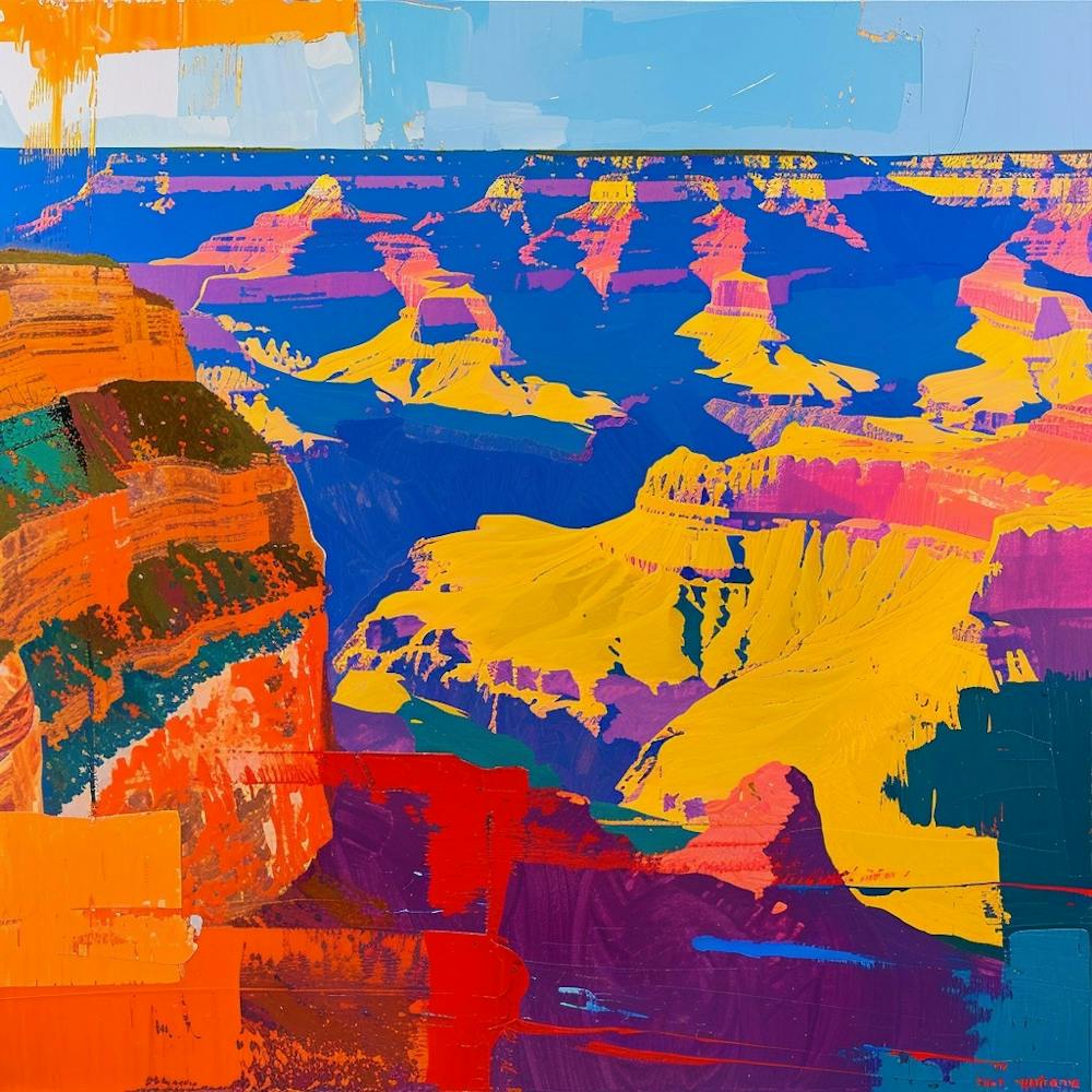 Abstract Travel Collection Grand Canyon National Park Arizona 4
