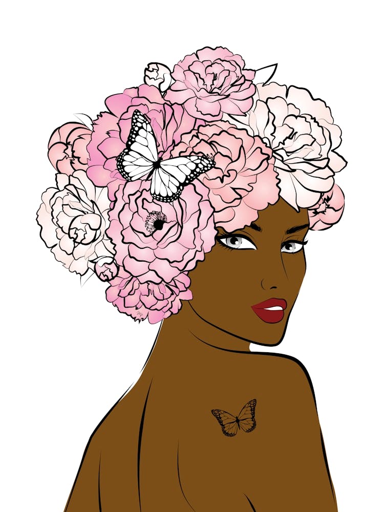 Flower Girl Dark Skin One